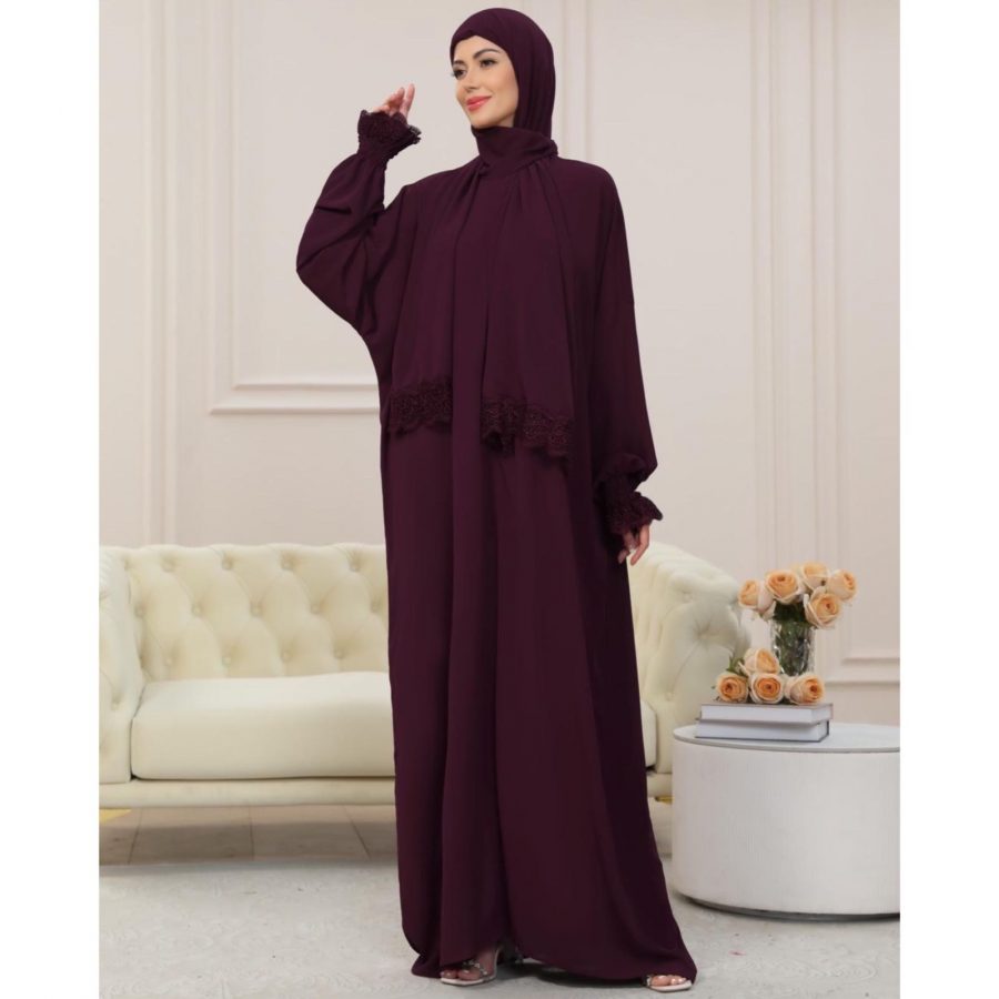 Prayer Dress - Burgundy