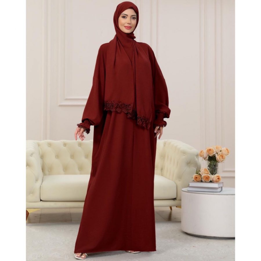 Prayer Dress - Red - Image 2