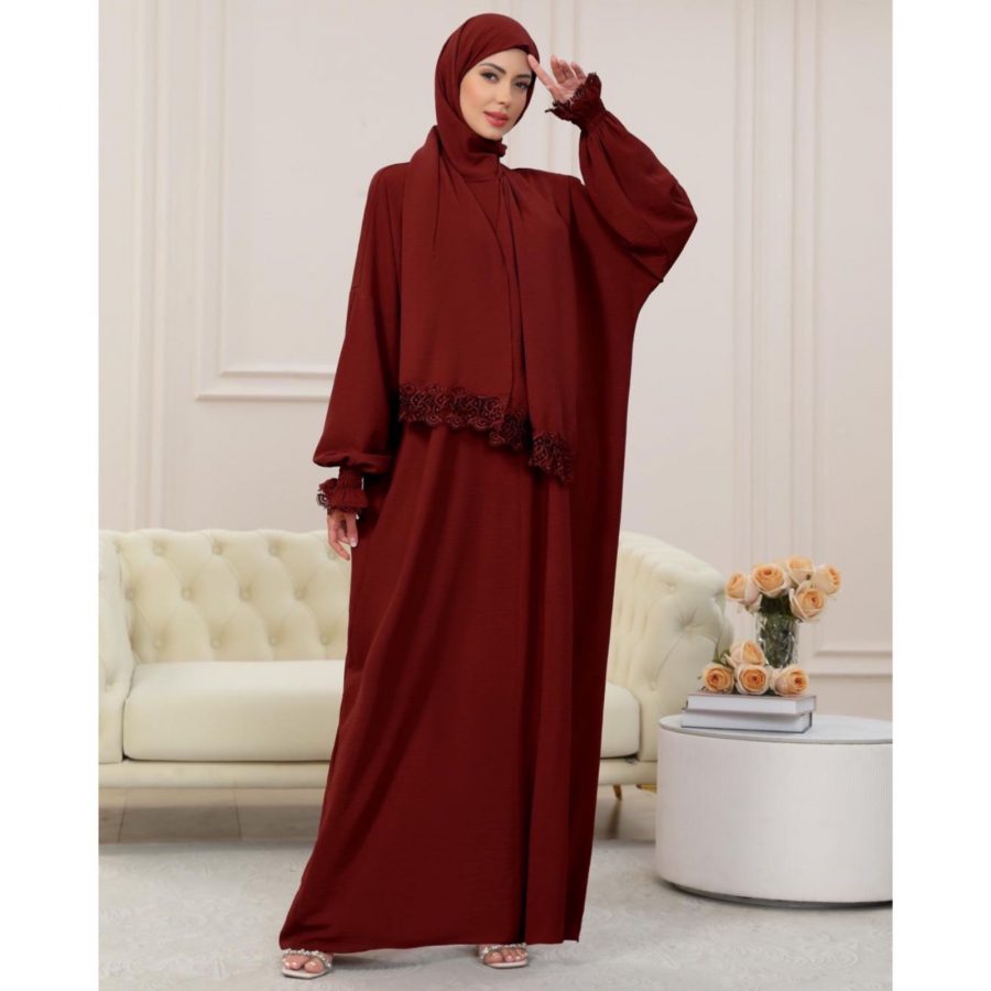 Prayer Dress - Red - Image 3