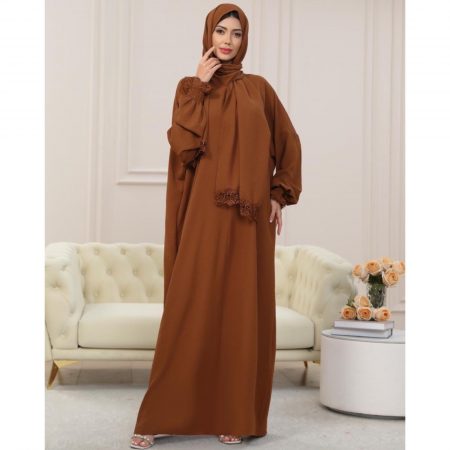 Prayer Dress - Brown