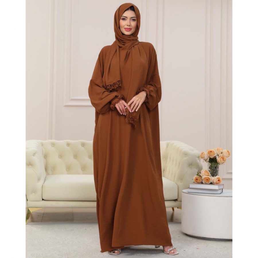 Prayer Dress - Brown - Image 3