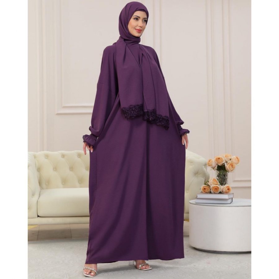 Prayer Dress - Purple - Image 3