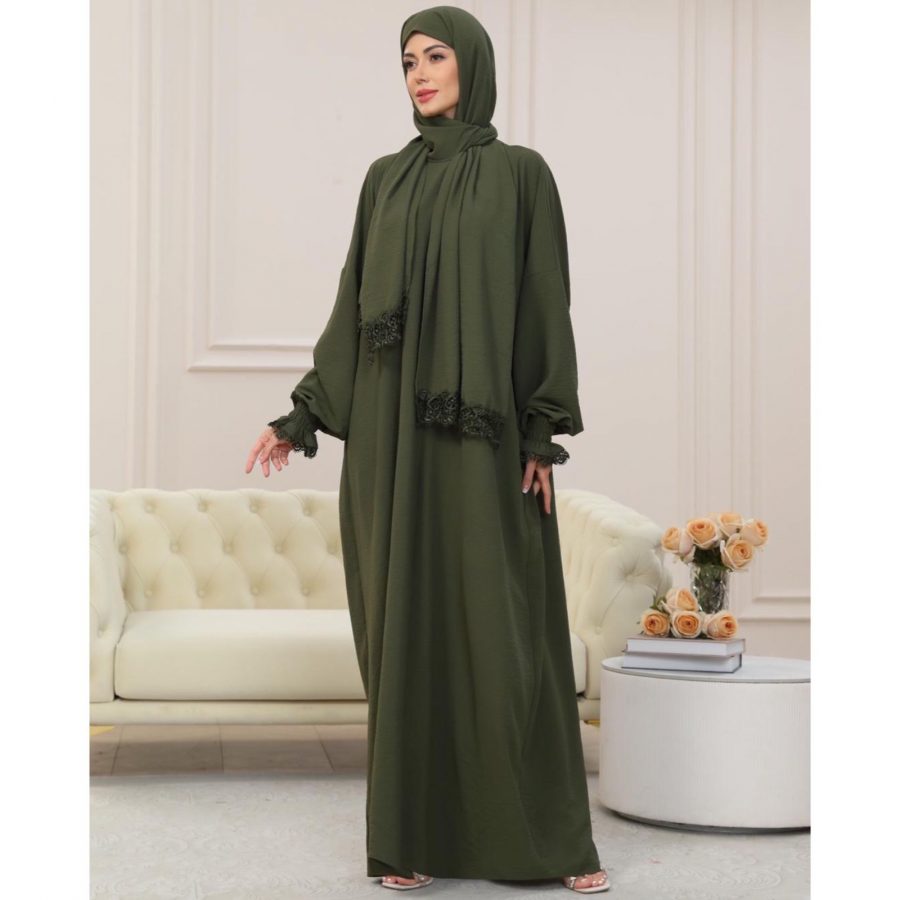 Prayer Dress - Green - Image 4