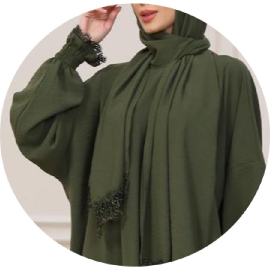 Prayer Dress - Green - Image 5