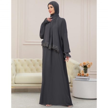 Prayer Dress - Gray